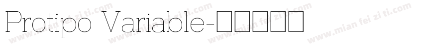 Protipo Variable字体转换